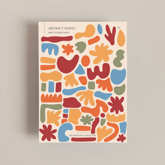 Abstract Shapes Sticker Sheet