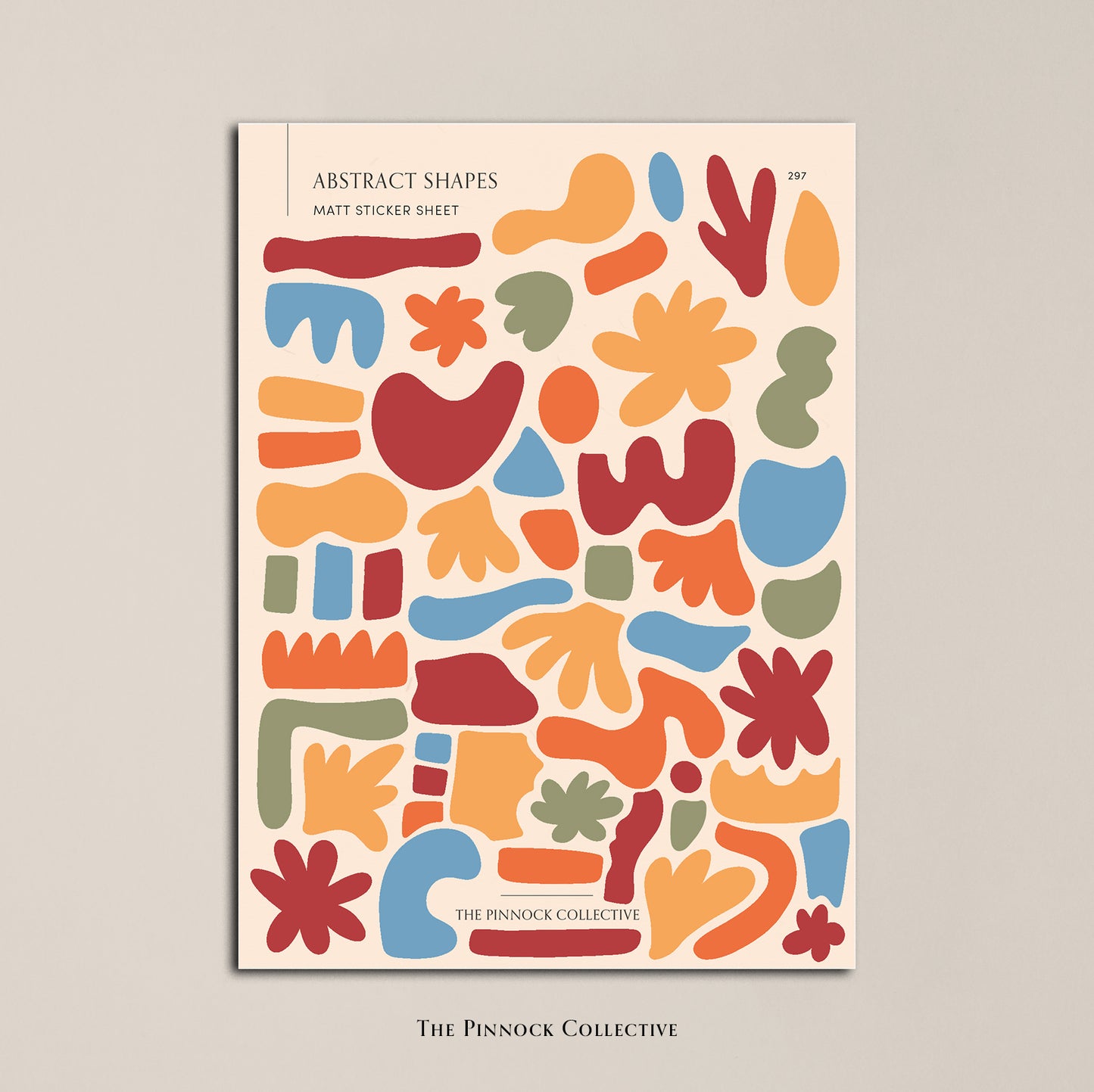 Abstract Shapes Sticker Sheet