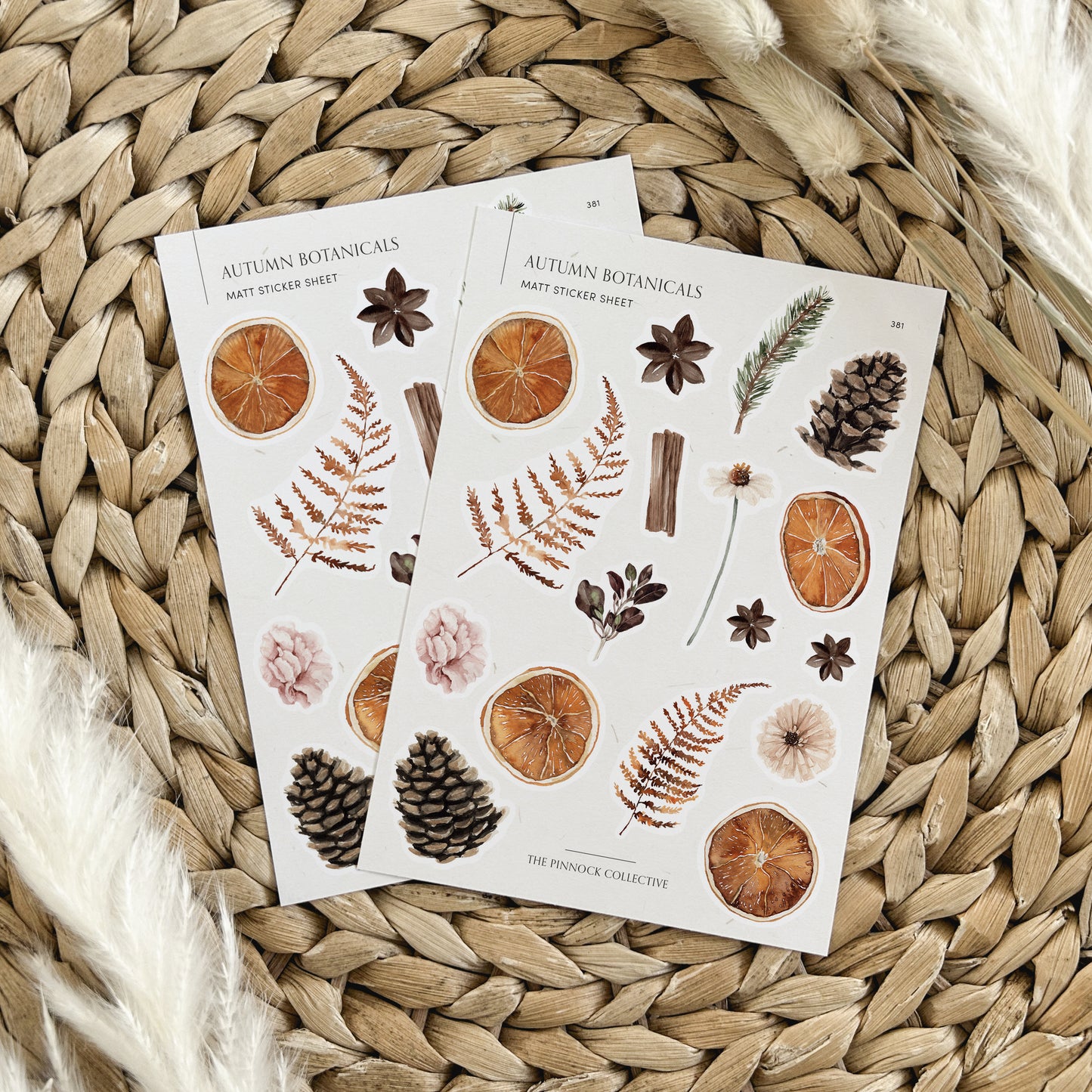 Autumn Botanicals Sticker Sheet