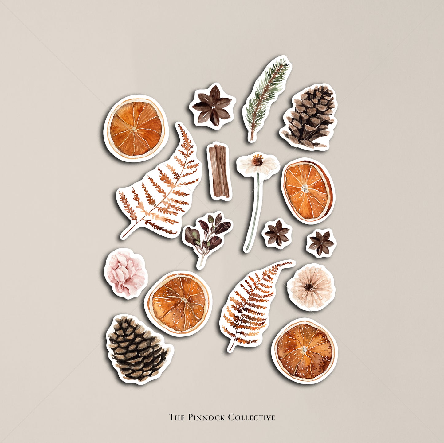 Autumn Botanicals Sticker Sheet