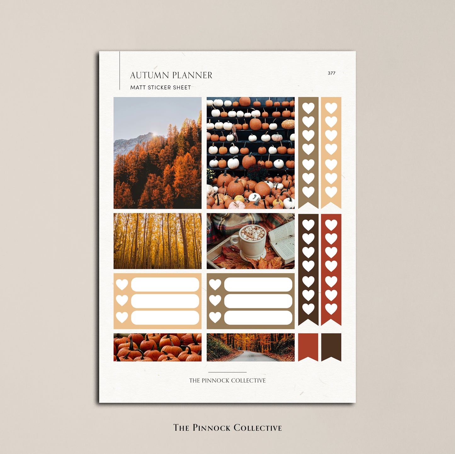 Autumn Themed Planner Sticker Sheet