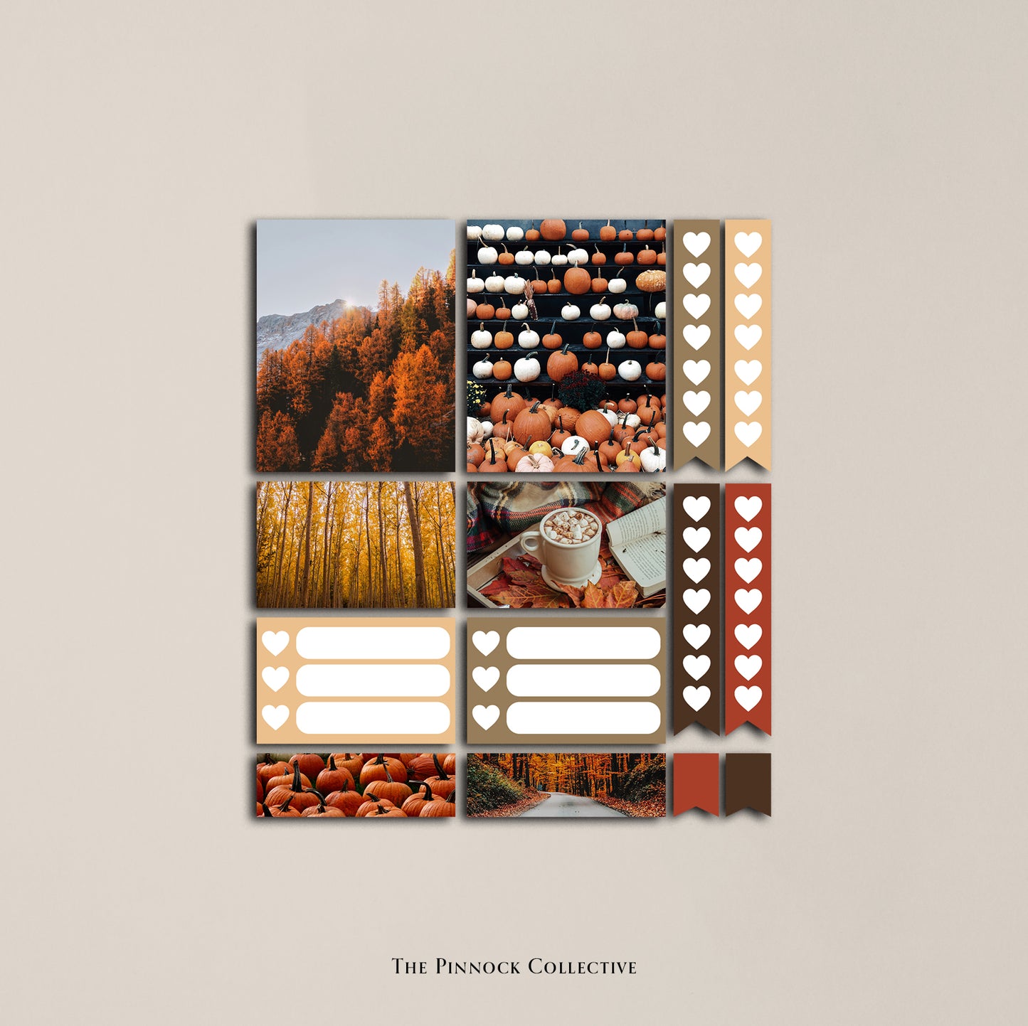 Autumn Themed Planner Sticker Sheet