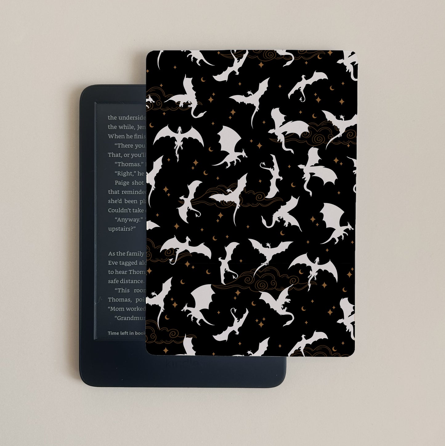 Black Dragon Kindle Case Insert