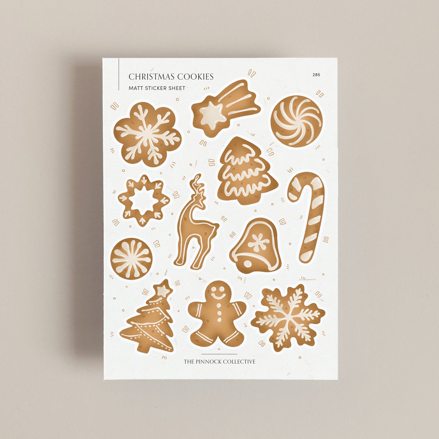 Christmas Cookies Sticker Sheet