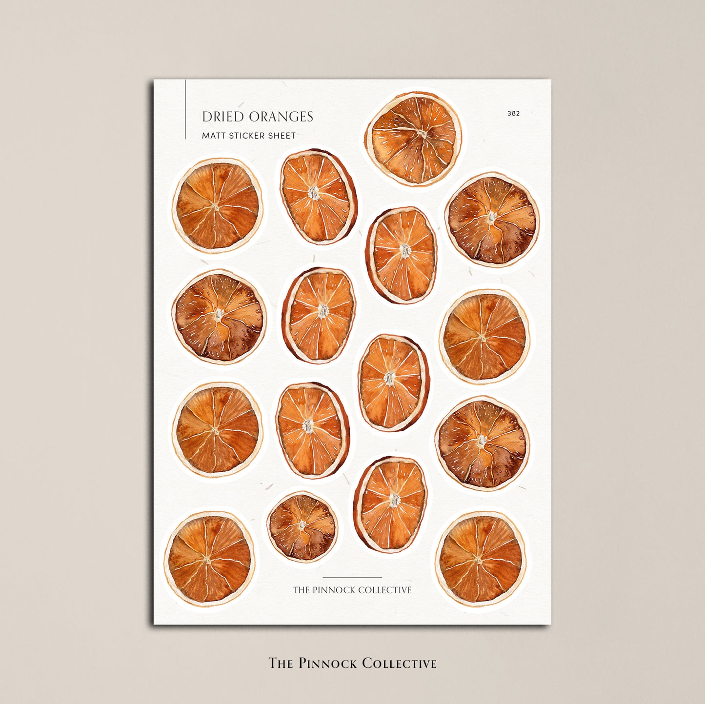 Autumn Botanicals Sticker Sheet