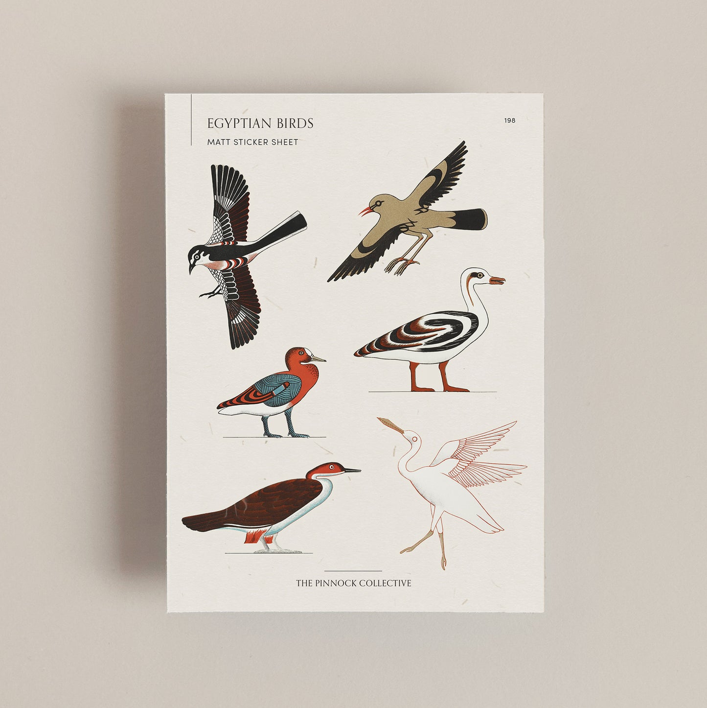 Egyptian Birds Sticker Sheet