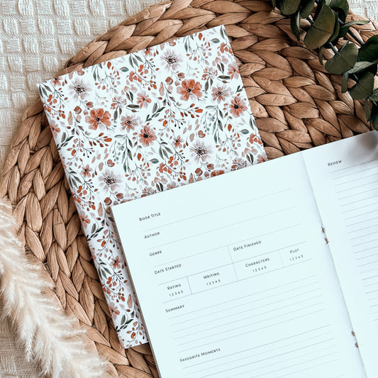 Floral Reading Journal