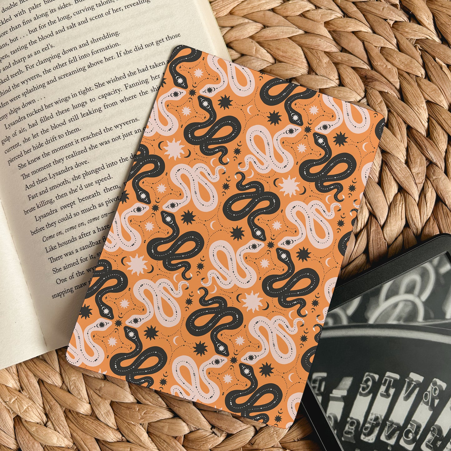 Spiritual Snakes Kindle Case Insert