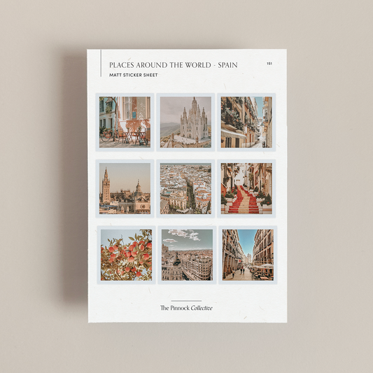 Spain Sticker Sheet