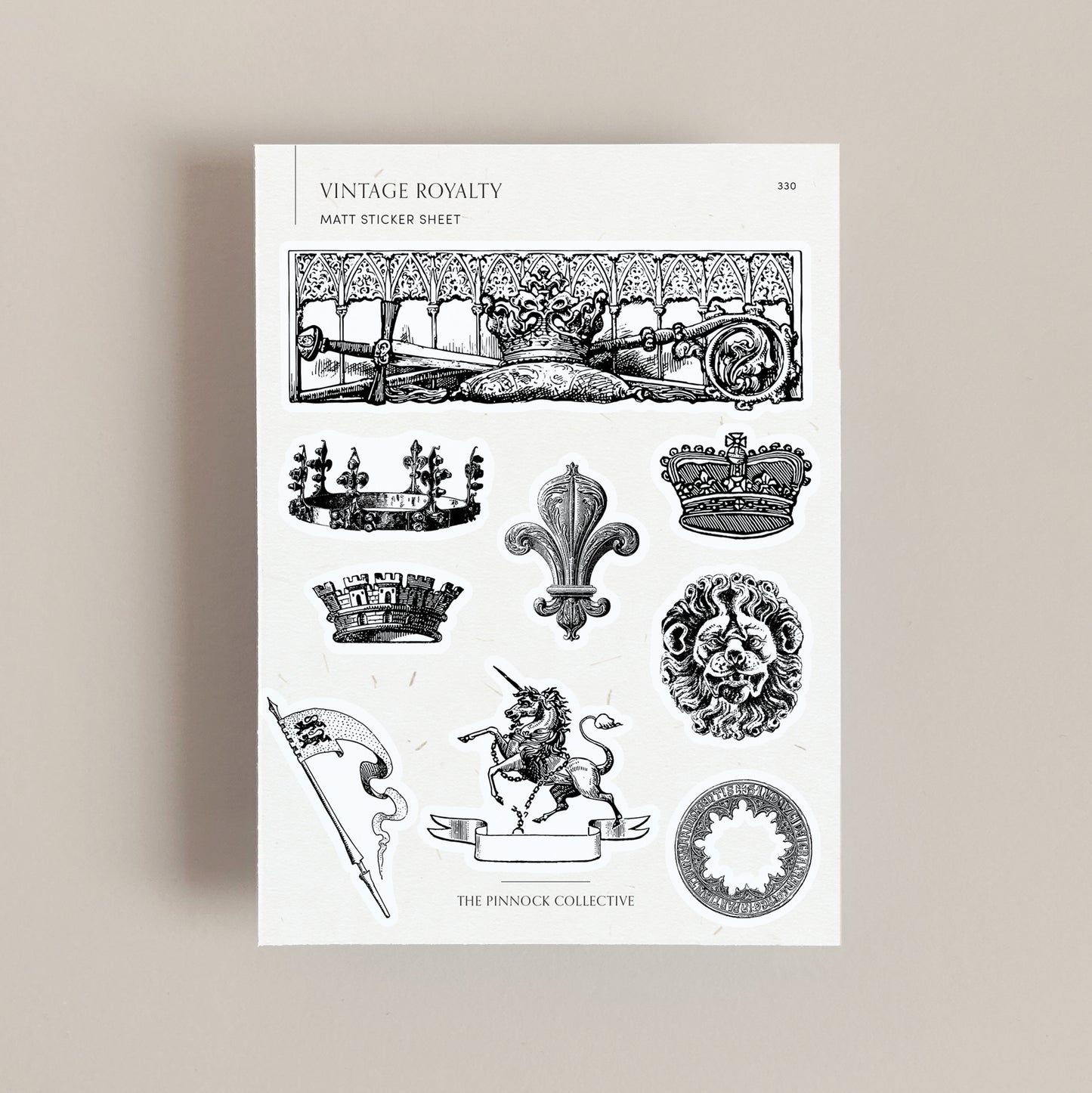 Vintage Royal Sticker Sheet