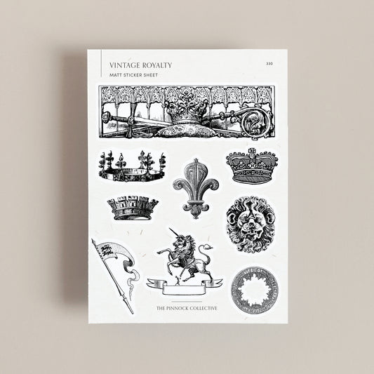 Vintage Royal Sticker Sheet