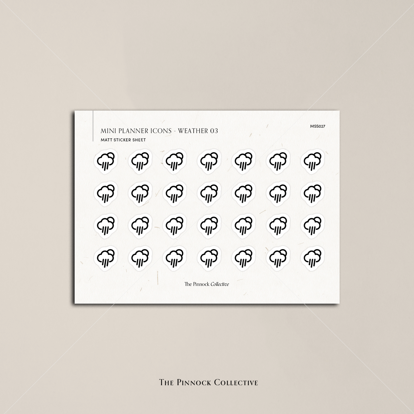 Planner Minis - Weather 03