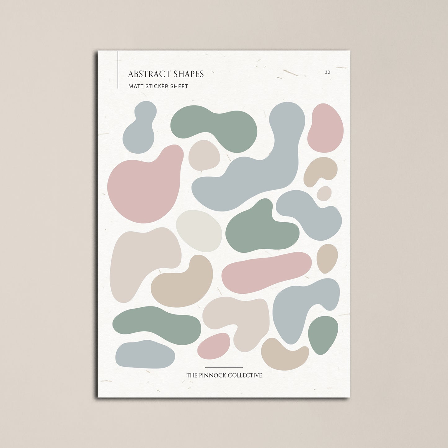 Abstract Shapes Sticker Sheet