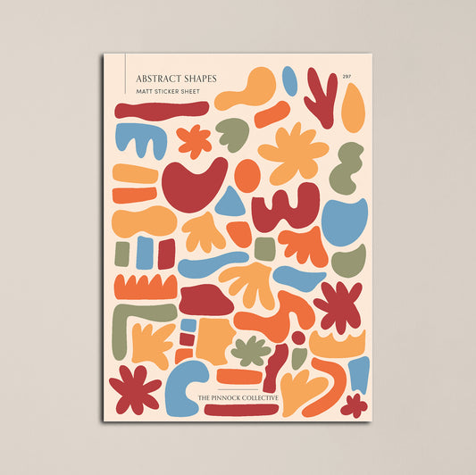 Abstract Shapes Sticker Sheet