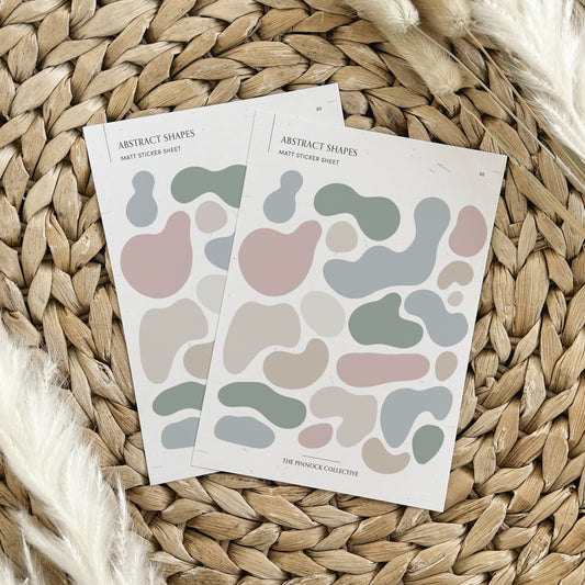 Abstract Shapes Sticker Sheet