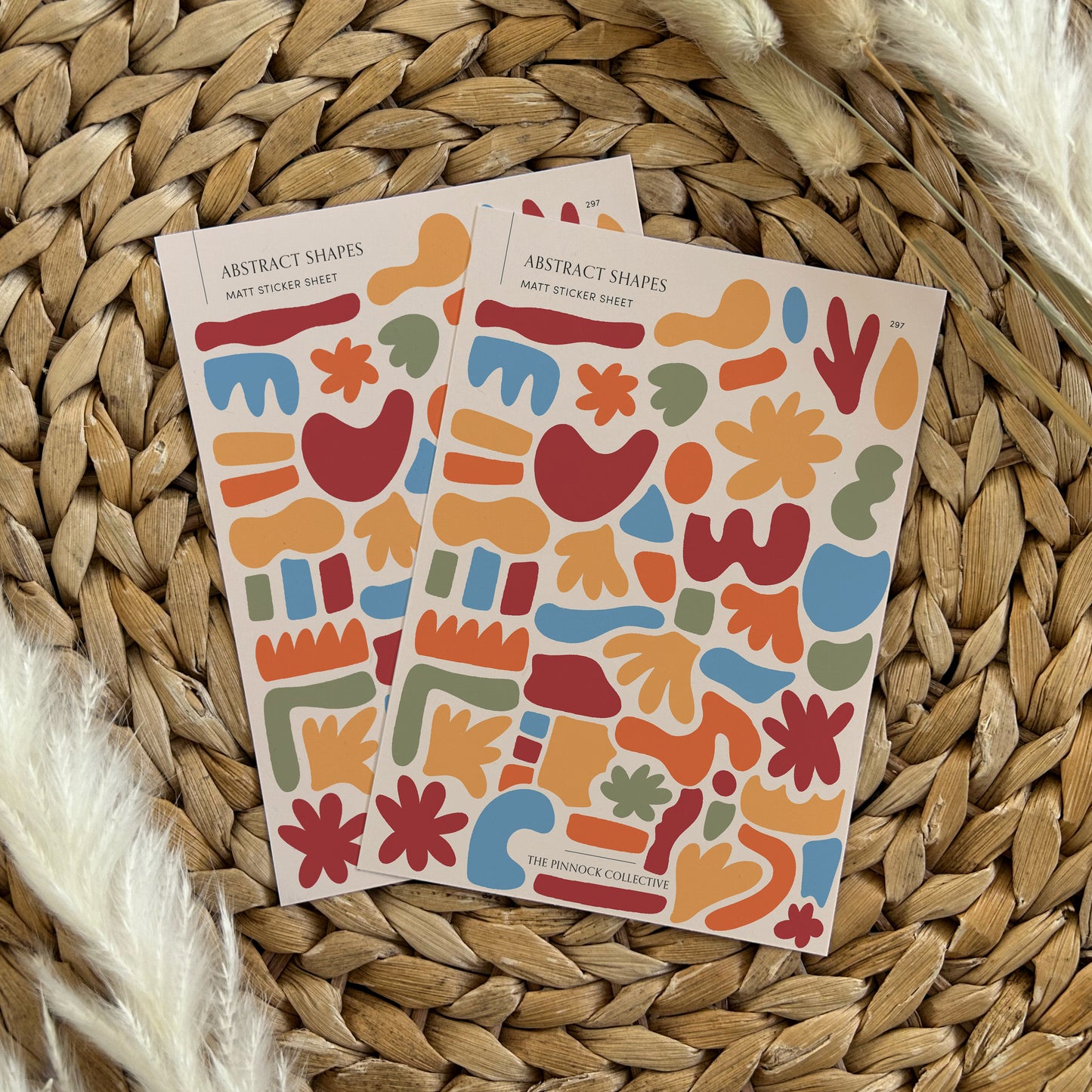 Abstract Shapes Sticker Sheet