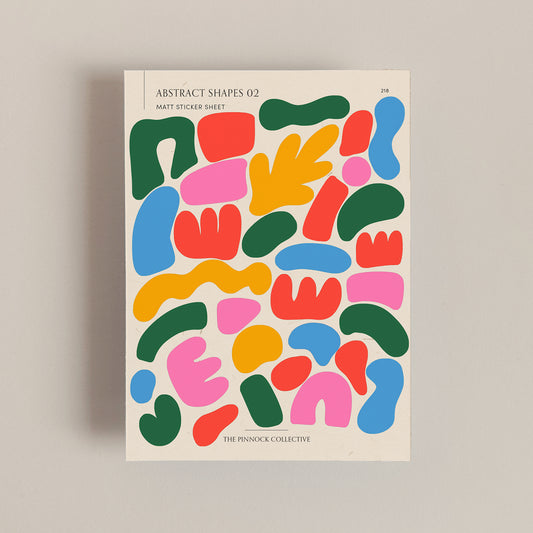 Abstract Shapes Sticker Sheet