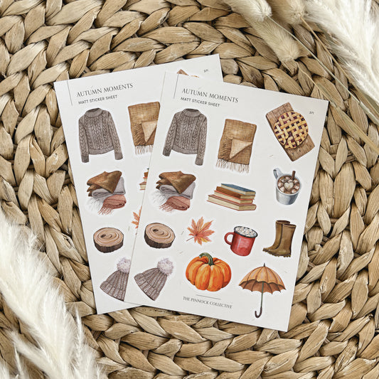 Autumn Moments Sticker Sheet