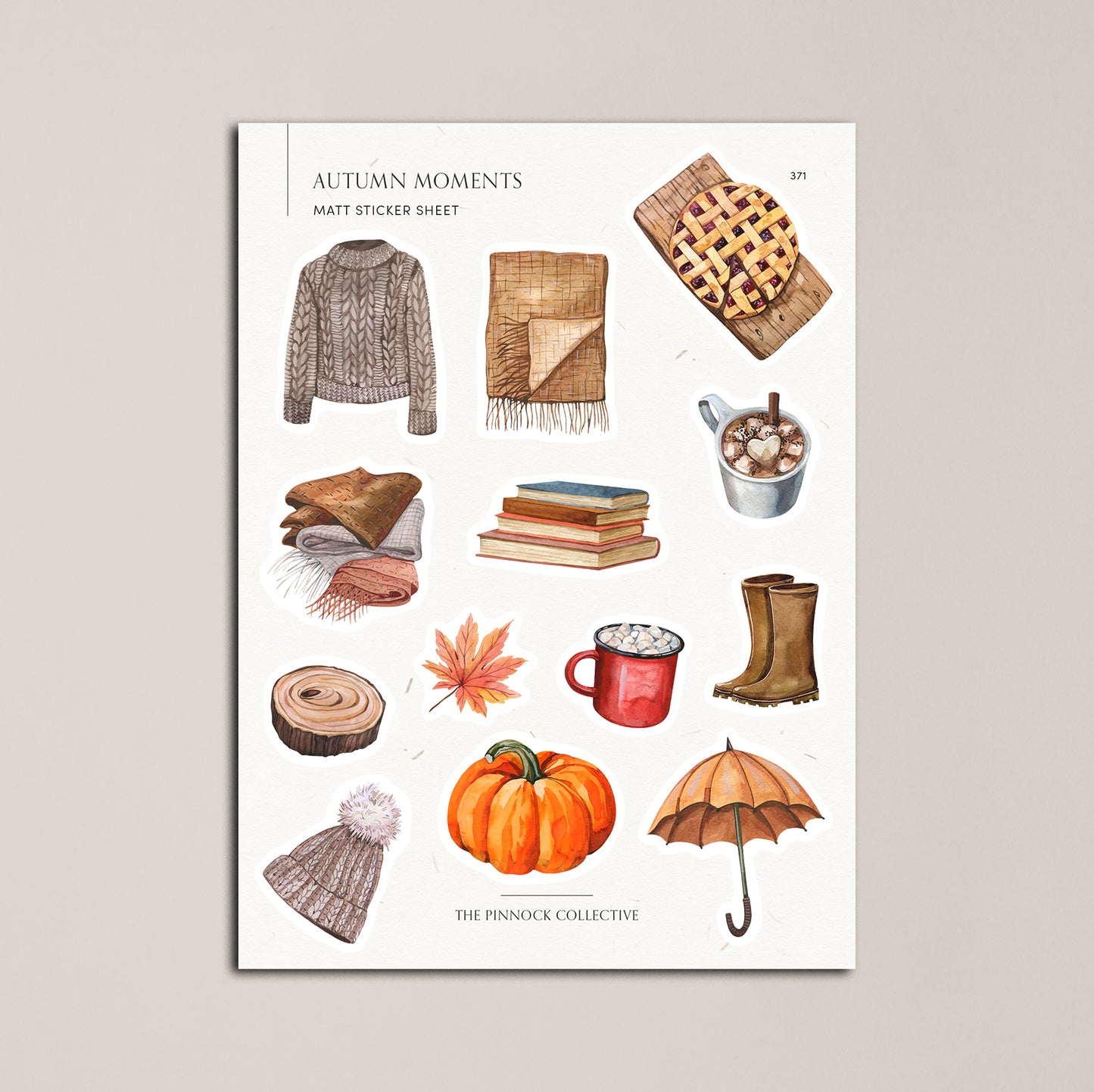 Autumn Moments Sticker Sheet