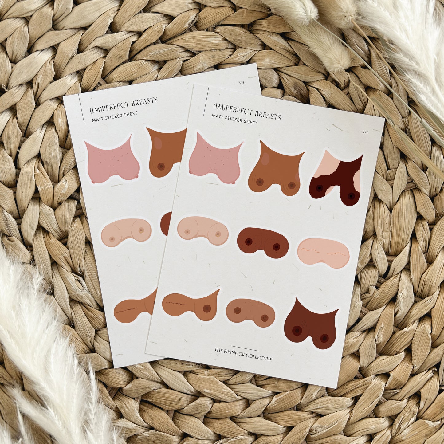 (Im)Perfect Breasts Sticker Sheet