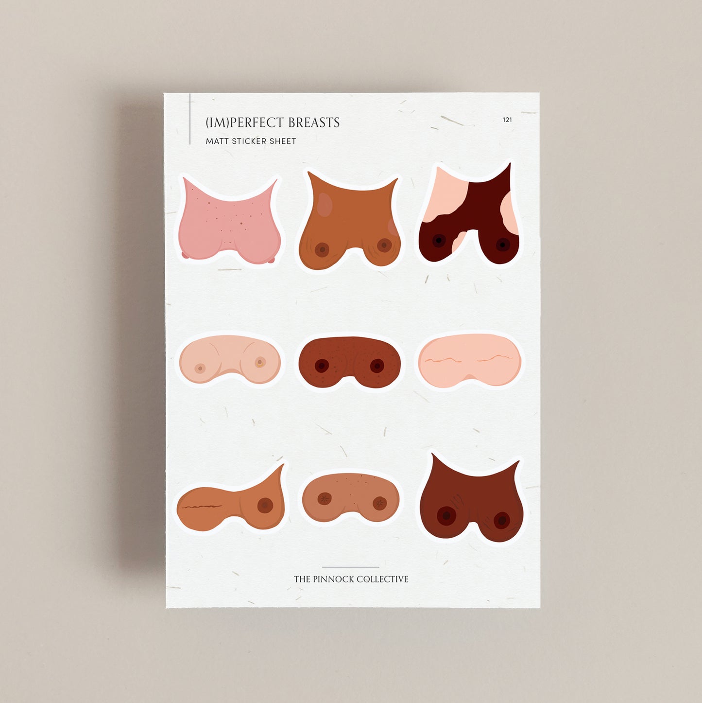 (Im)Perfect Breasts Sticker Sheet