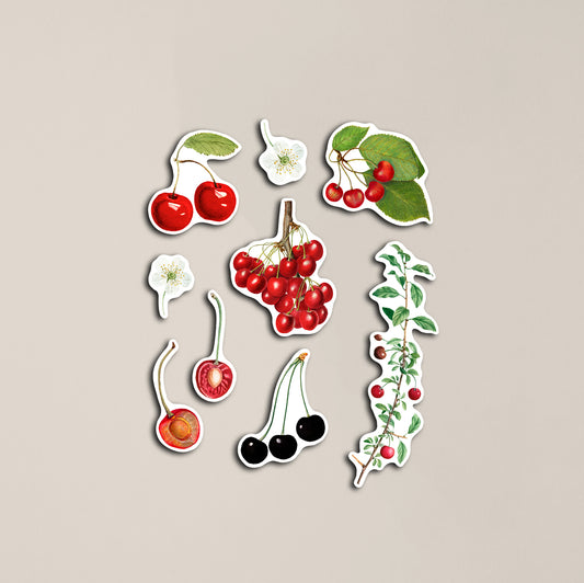 Vintage Cherries Sticker Pack