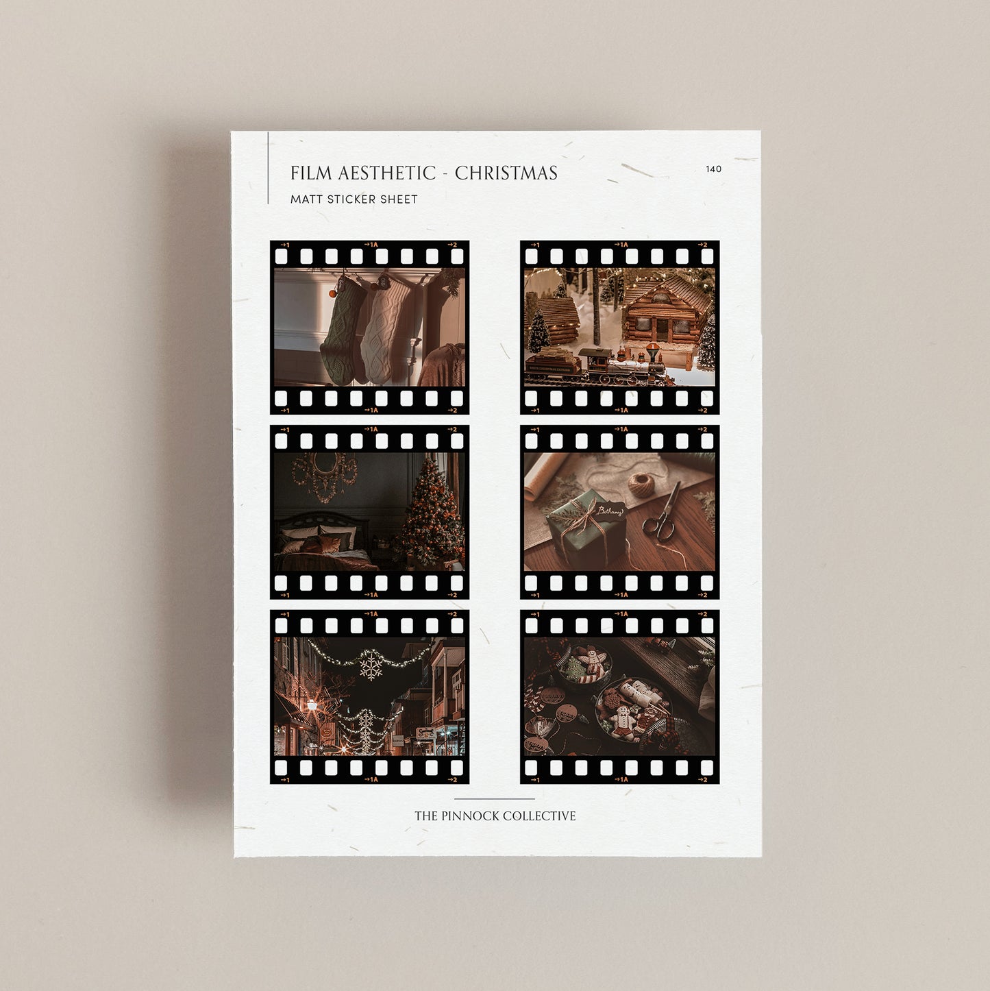 Christmas Film Sticker Sheet