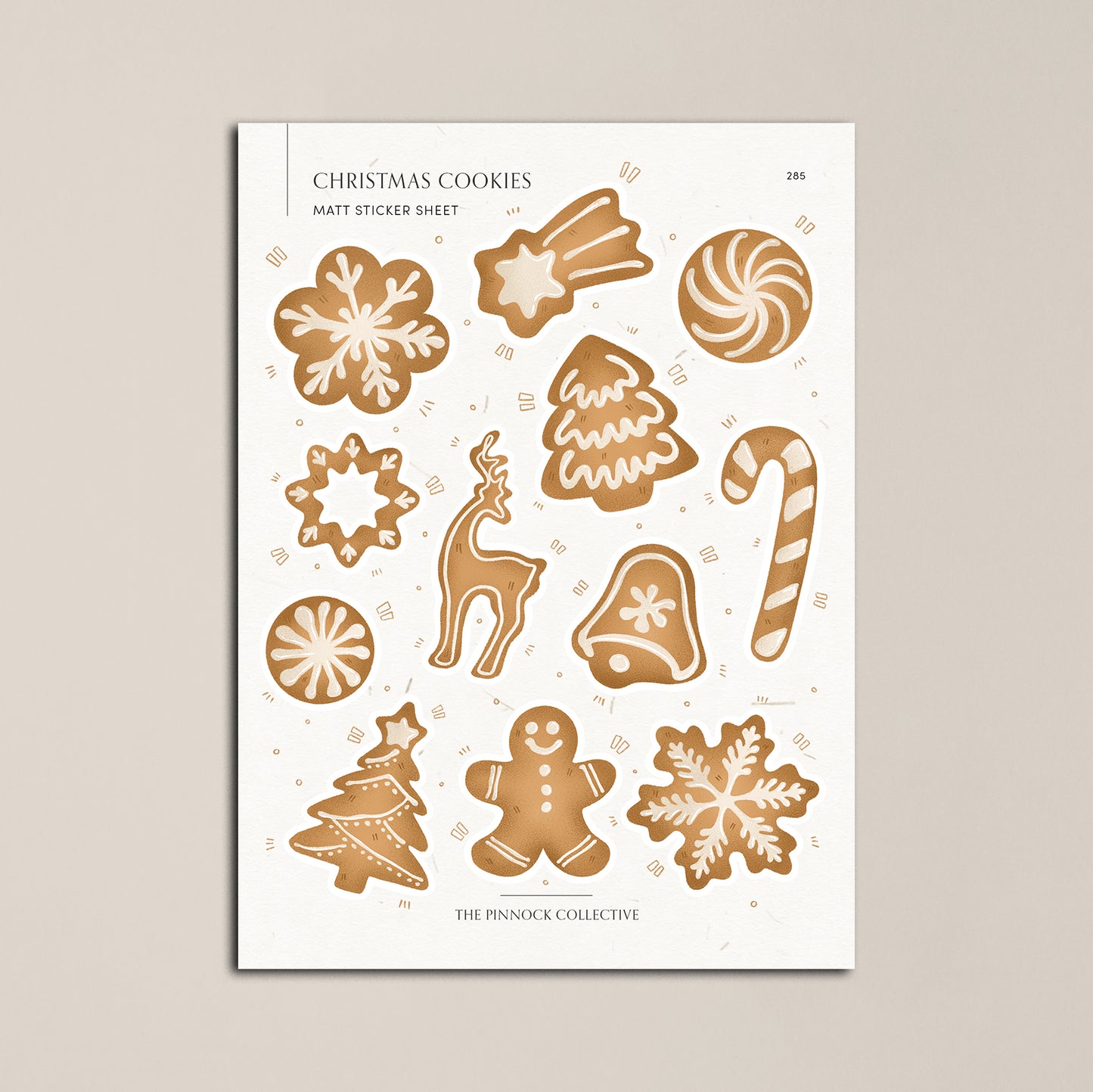 Christmas Cookies Sticker Sheet