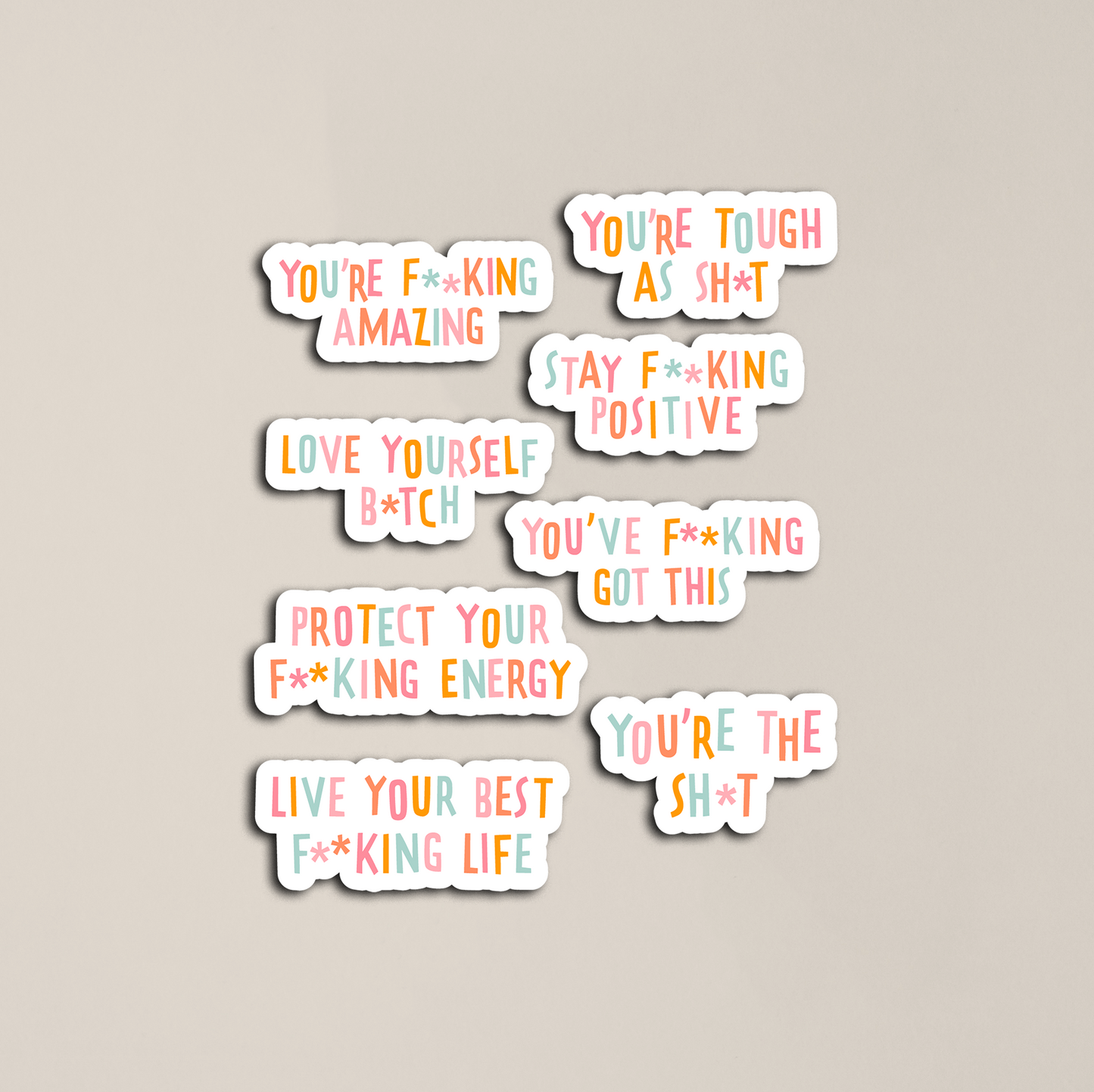 Explicit Affirmations Sticker Sheet