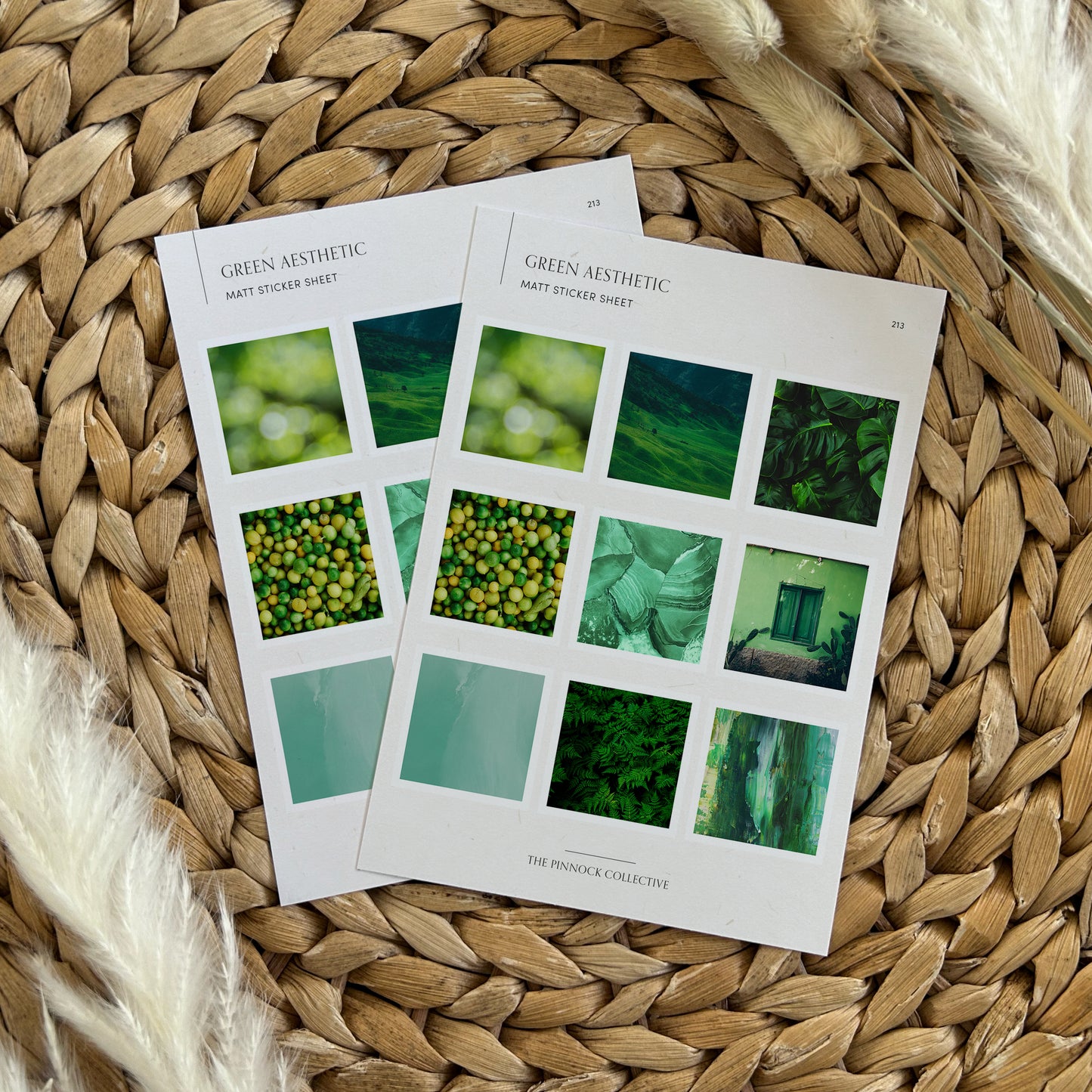 Green Aesthetic Sticker sheet