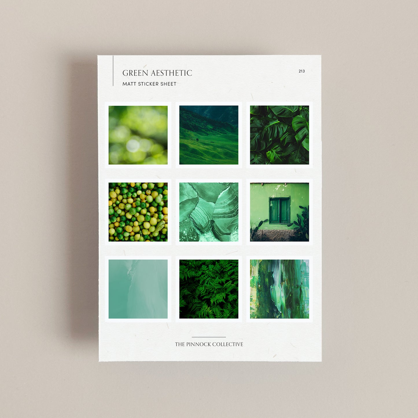 Green Aesthetic Sticker sheet