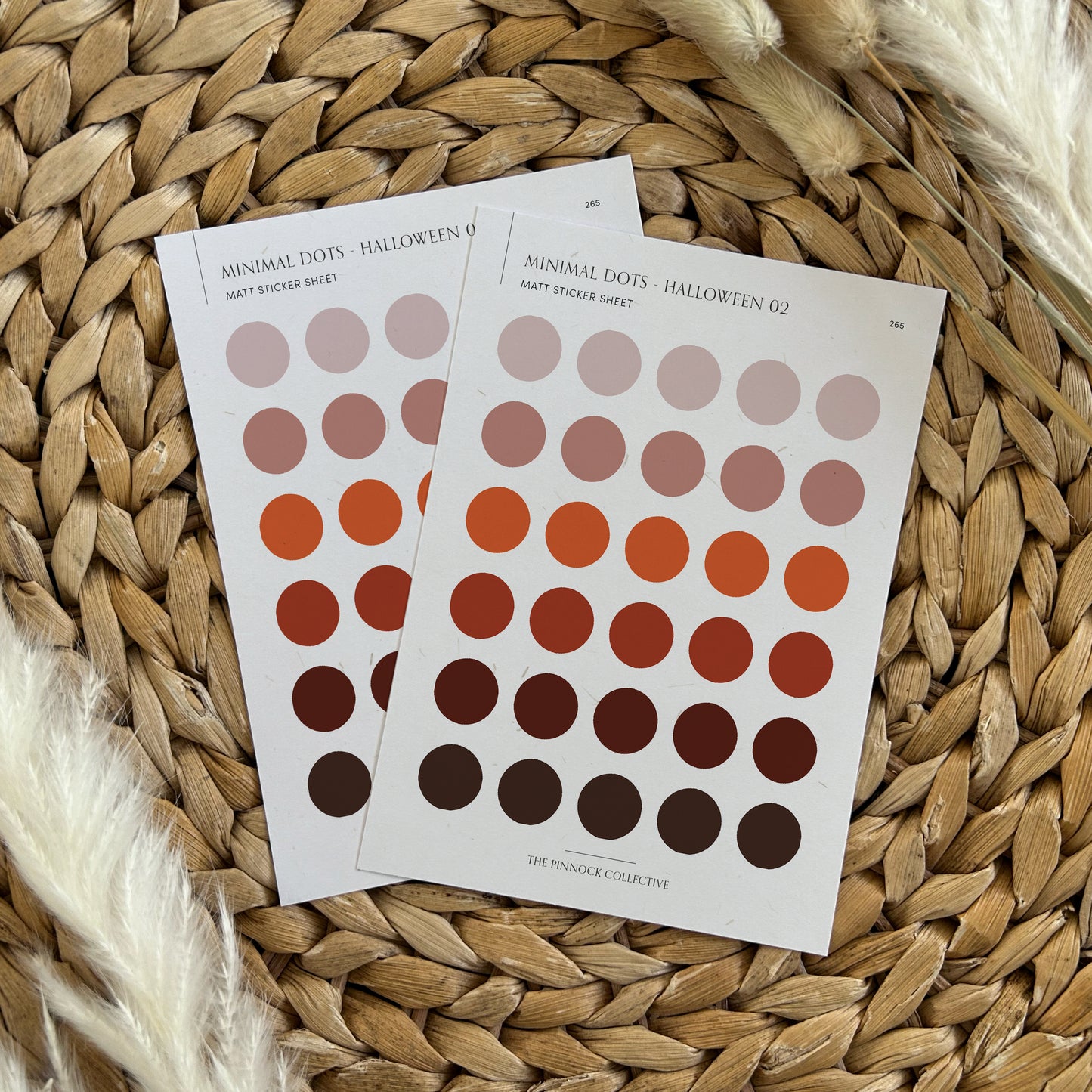 Halloween Planner Dots Sticker Sheet