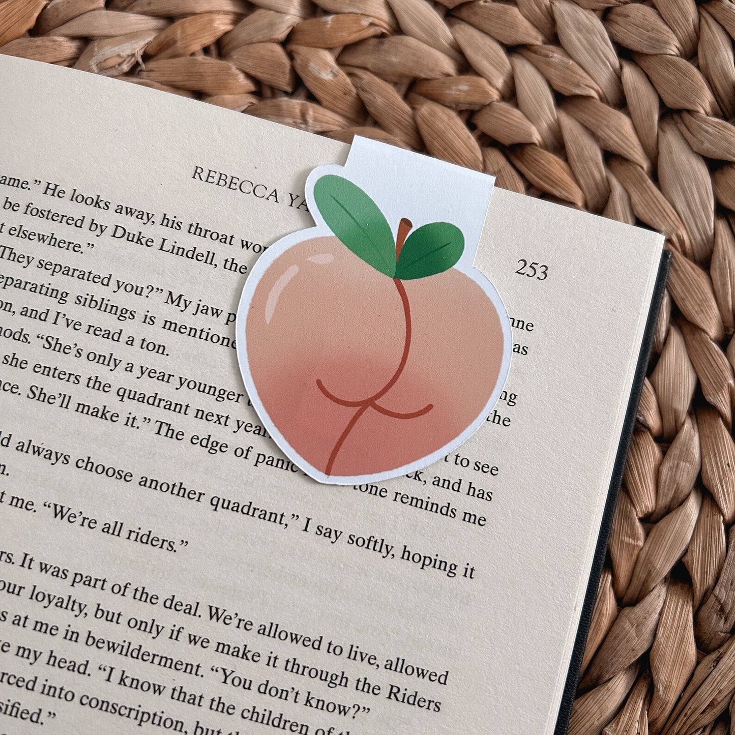 Peachy bum Magnetic Bookmark