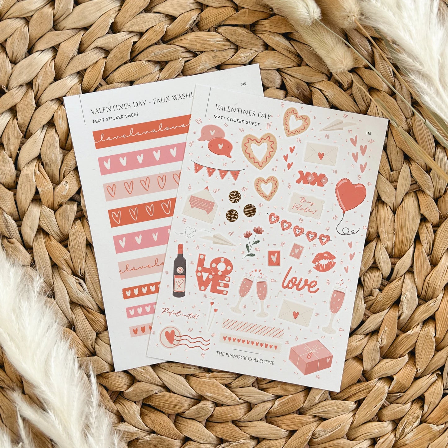 Valentine's Day Sticker Sheet Bundle