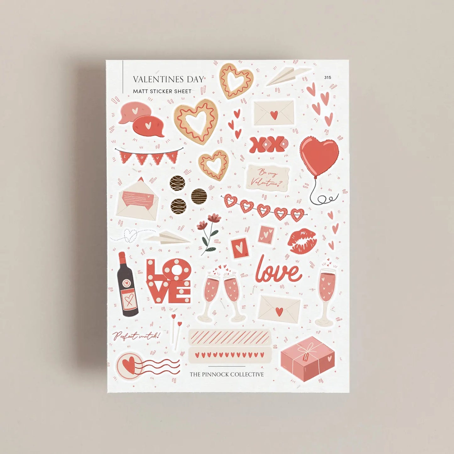 Valentine's Day Sticker Sheet Bundle