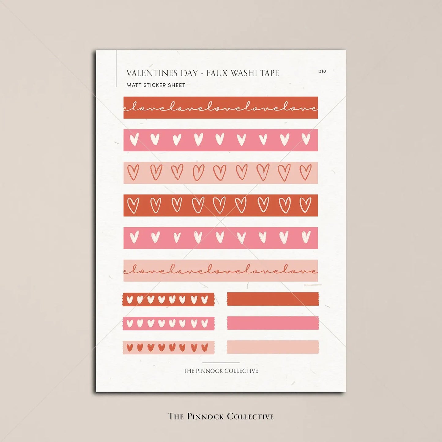 Valentine's Day Sticker Sheet Bundle