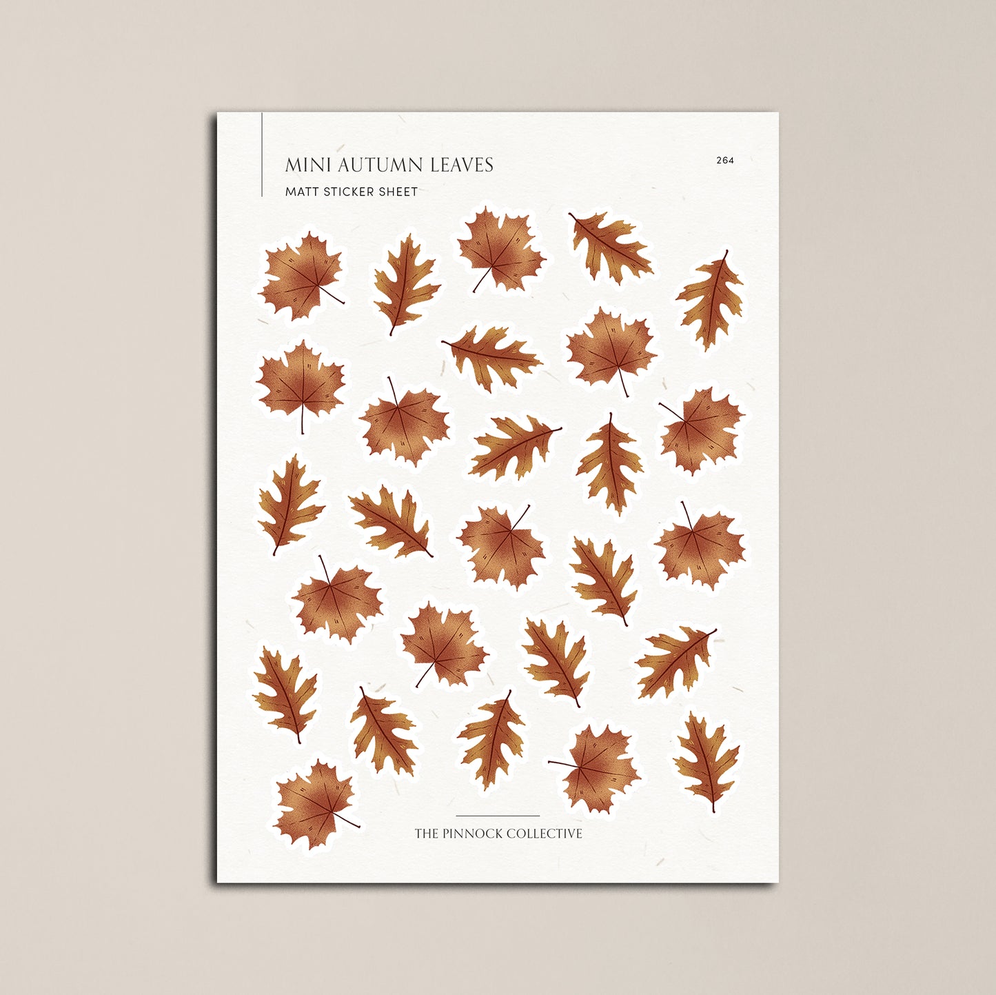 Autumn Leaves Sticker Sheet