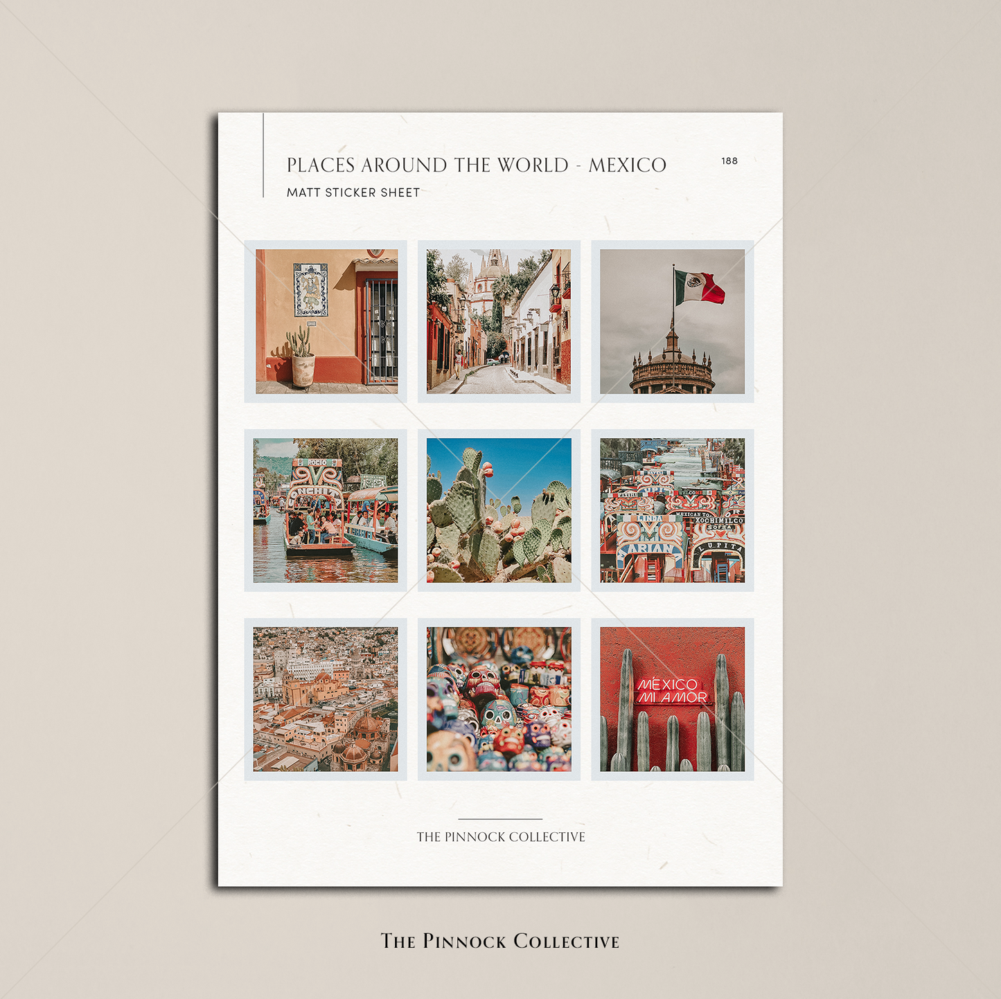 Mexico Sticker Sheet