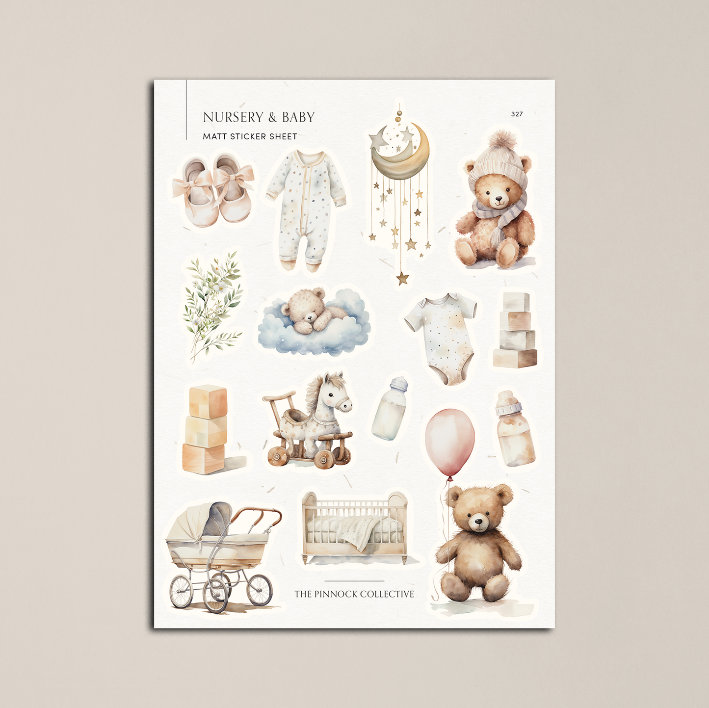 Nursery & Baby Sticker Sheet