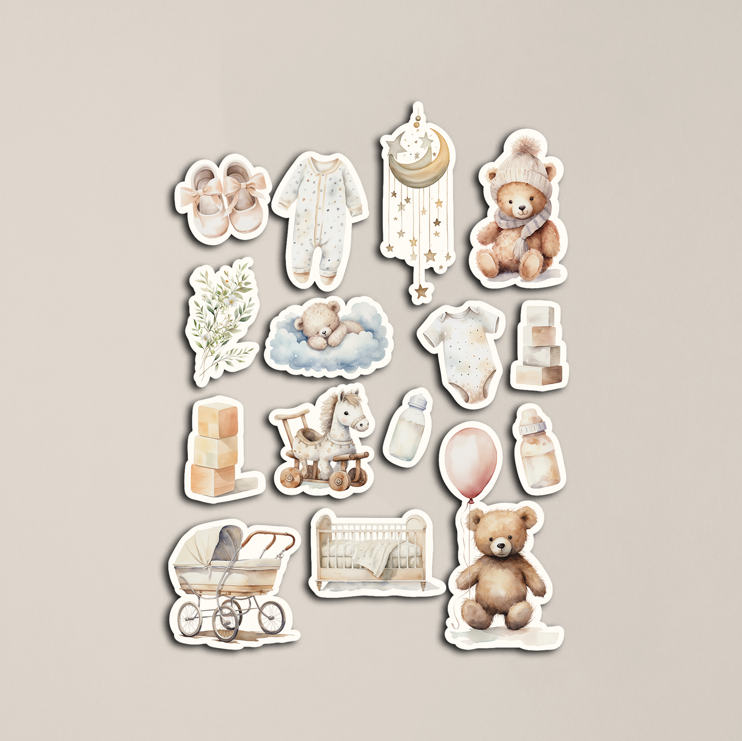 Nursery & Baby Sticker Sheet