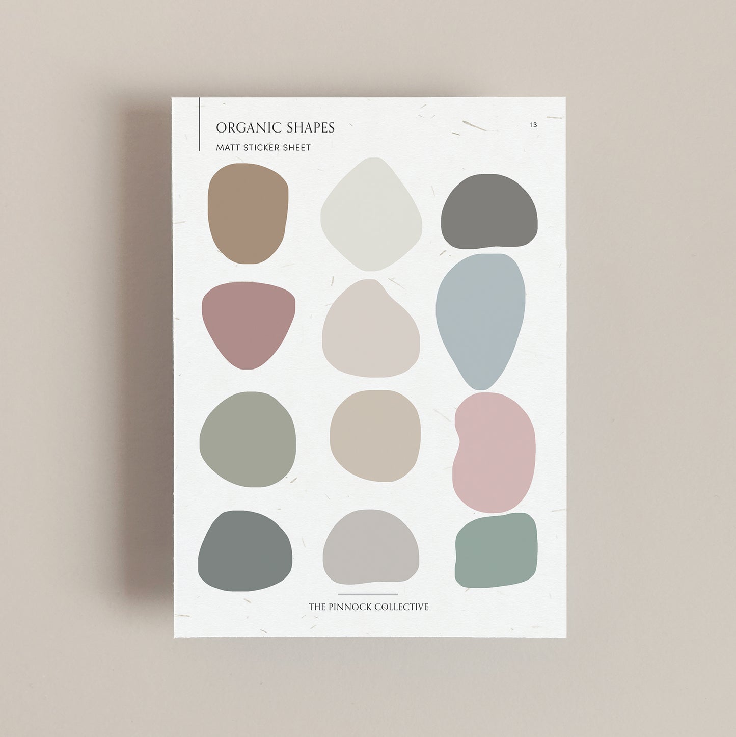 Organic Shapes Sticker Sheet