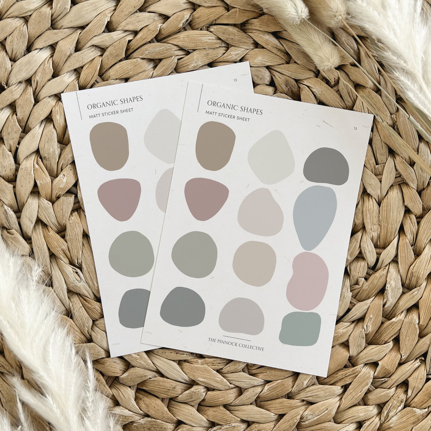 Organic Shapes Sticker Sheet