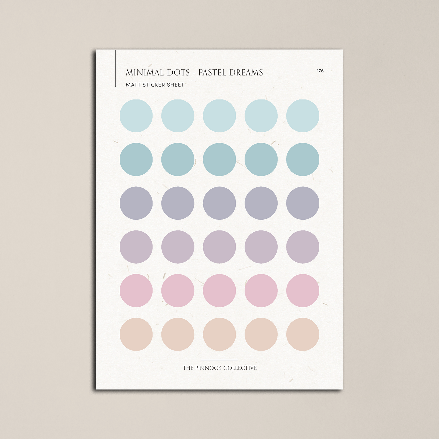 Pastel Dreams Planner Dots Sticker Sheet