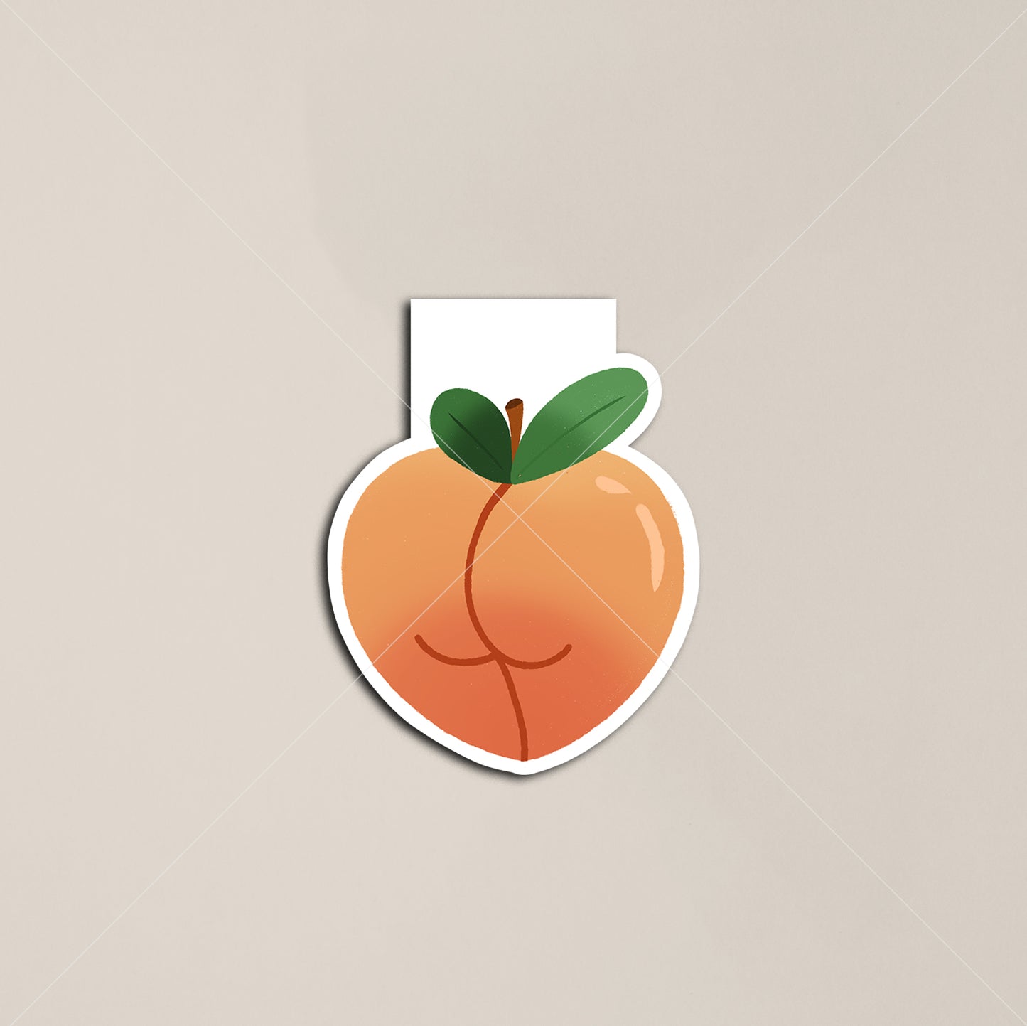 Peachy bum Magnetic Bookmark