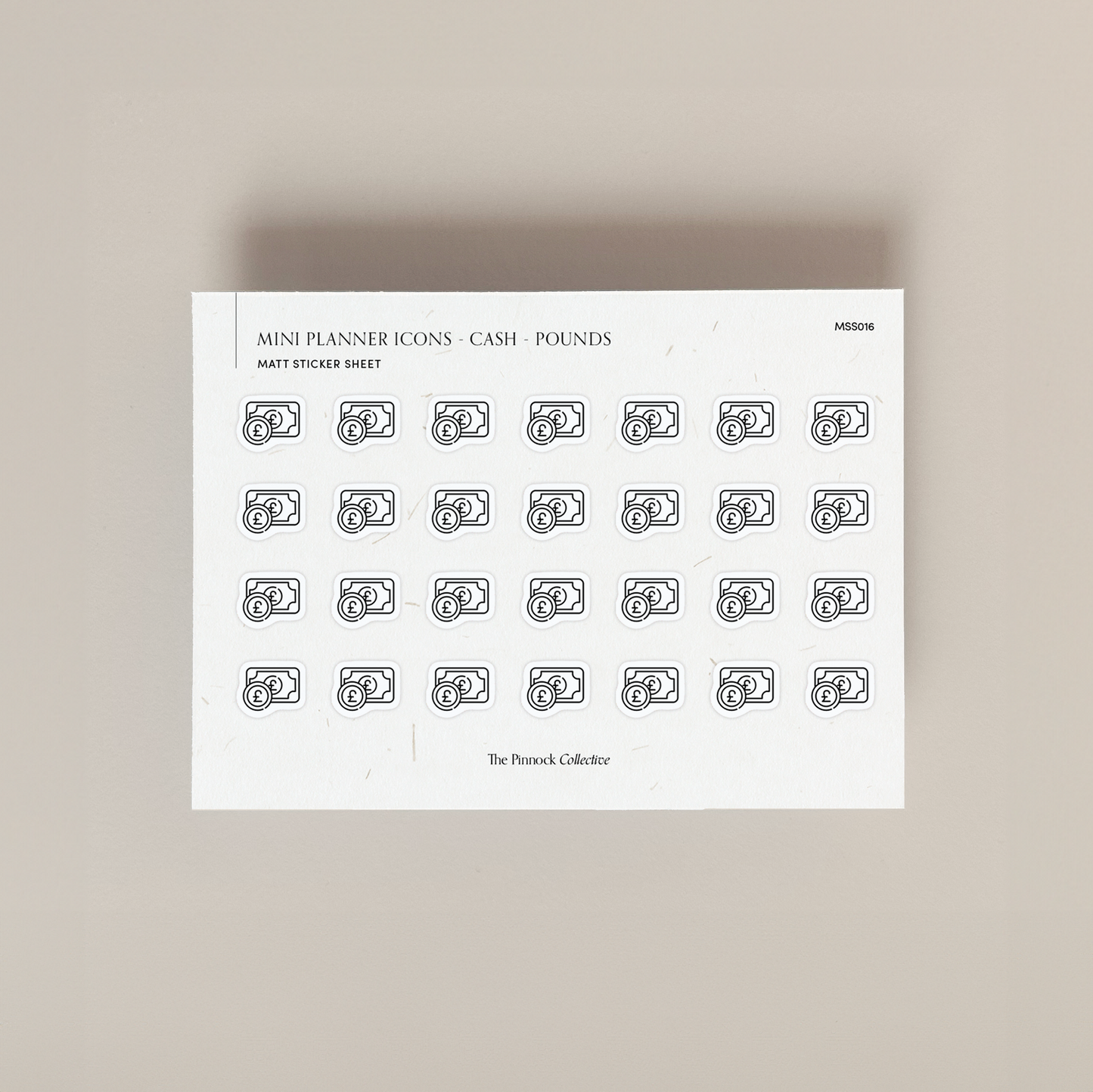Planner Minis - Pounds