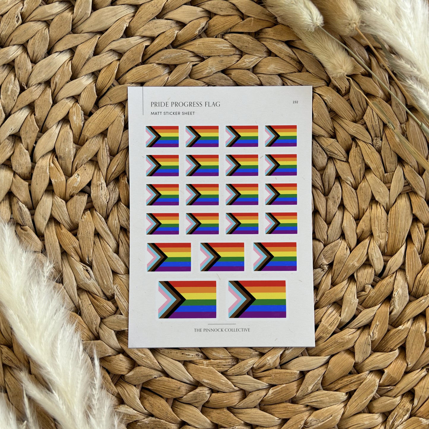 Pride Flag Sticker Sheet