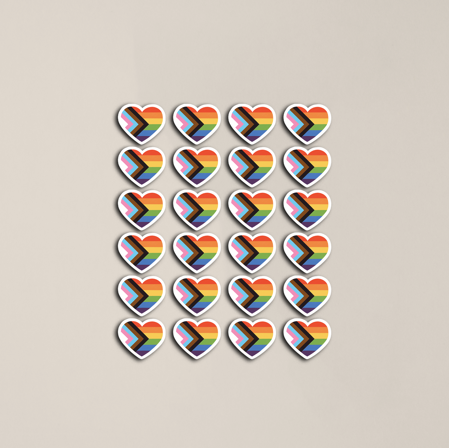 Pride Hearts Sticker Sheet