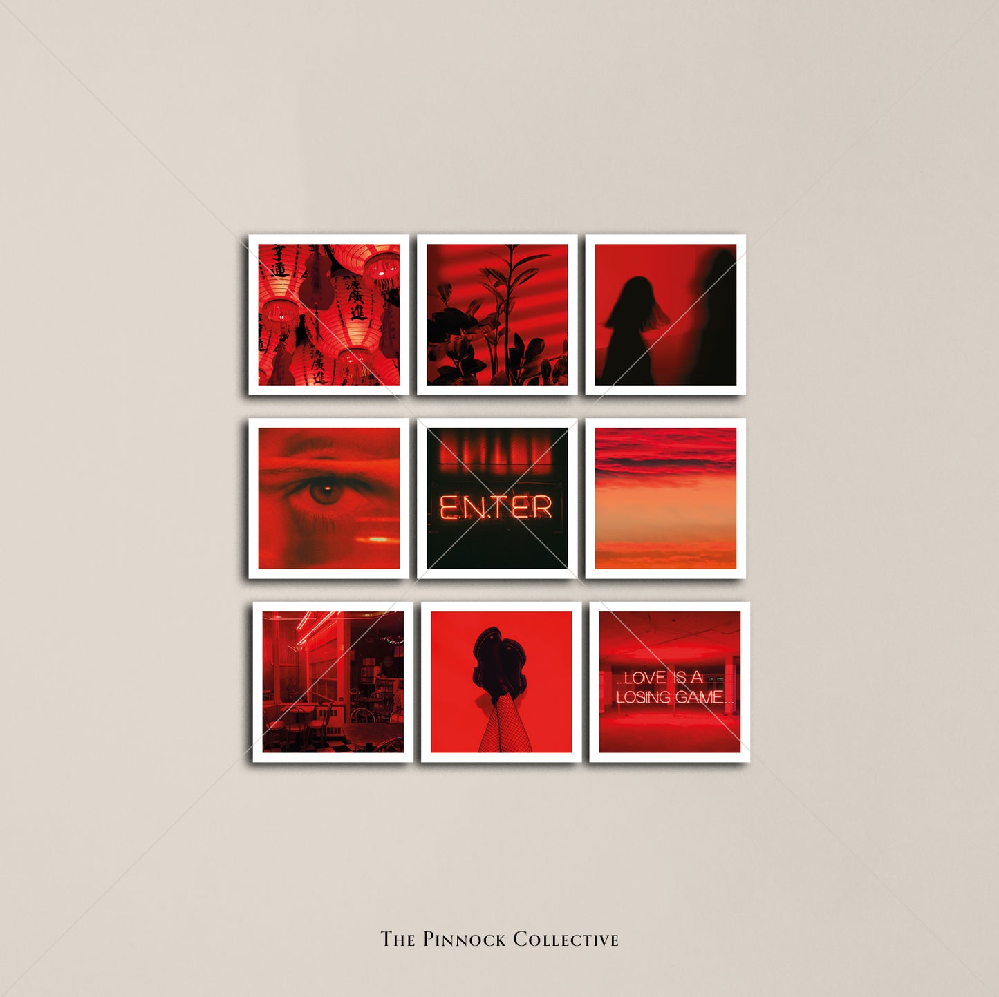 Red Aesthetic Sticker sheet