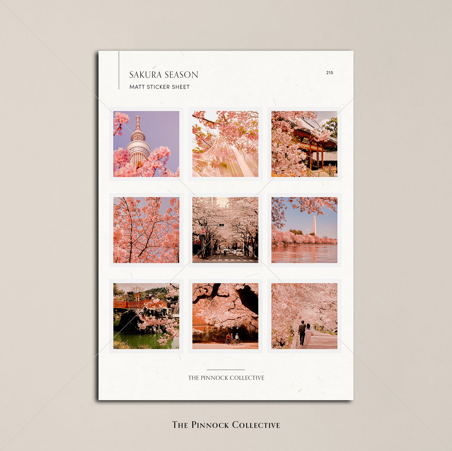 Sakura Sticker Sheet