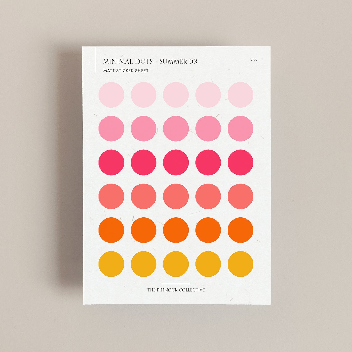 Summer Planner Dots Sticker Sheet